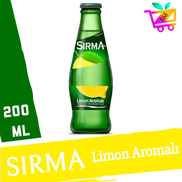 نوشیدنی سیرما طعم لیمو 200 میلی لیتر