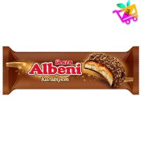 بیسکوییت شکلاتی البنی با مغز کارامل ۱۷۰ گرم ulker Albeni12