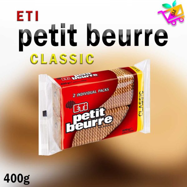 بیسکوییت پتی پور کلاسیک اتی ۴۰۰ گرمی Eti petit beurre76